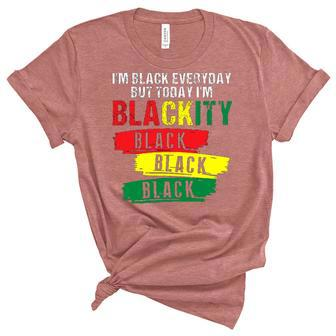 I M Blackity Black African American Black Power Juneteenth Women's Short Sleeve T-shirt Unisex Crewneck Soft Tee - Thegiftio UK