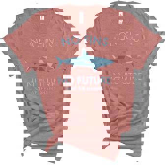 No Fins No Future Protect The Sharks Scuba Shark Safe Sharks Women's Short Sleeve T-shirt Unisex Crewneck Soft Tee - Thegiftio