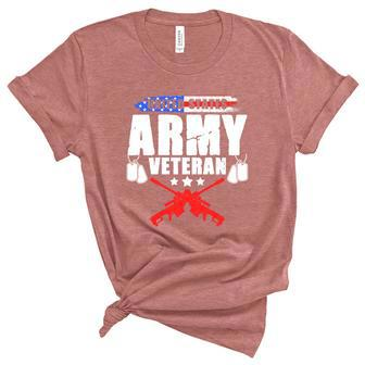 United States Army Veteran Military Soldier Memorial Day Meaningful Gift Unisex Crewneck Soft Tee - Thegiftio UK