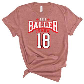 18Th Birthday Basketball Lover 18 Years Old Bday Unisex Crewneck Soft Tee - Seseable
