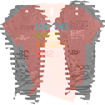 30 Years Old Gifts Awesome Since August 1992 30Th Birthday Unisex Crewneck Soft Tee - Thegiftio