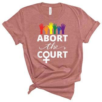Abort The Court Unisex Crewneck Soft Tee - Seseable