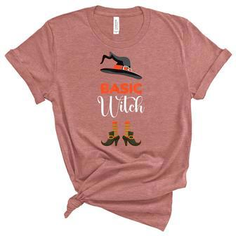 Basic Witch For A Witches Fan Halloween Unisex Crewneck Soft Tee - Seseable