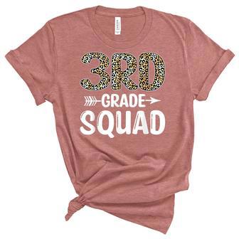 Funny 3Rd Grade Squad Back To School Third Graders Teachers Unisex Crewneck Soft Tee - Thegiftio
