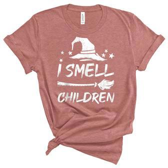 Funny I Smell Children Witch Halloween Costume Unisex Crewneck Soft Tee - Seseable