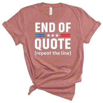 Funny Joe End Of Quote Repeat The Line V2 Unisex Crewneck Soft Tee - Seseable