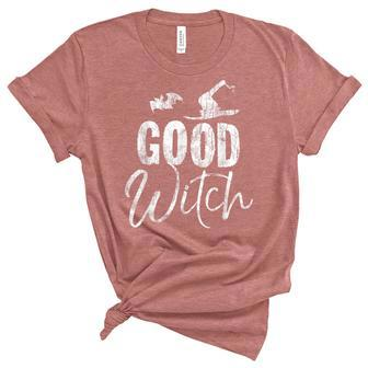 Good Witch Funny Halloween Party Couples Costume Unisex Crewneck Soft Tee - Seseable