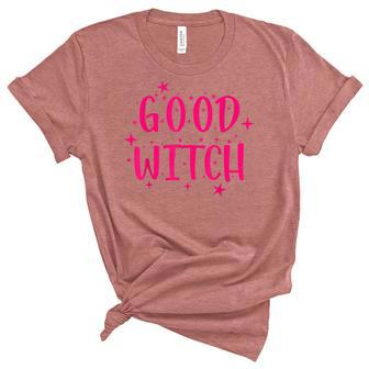 Good Witch Halloween V2 Unisex Crewneck Soft Tee - Seseable