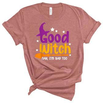 Happy Halloween Good Witch Outfit Halloween Costume Unisex Crewneck Soft Tee - Seseable