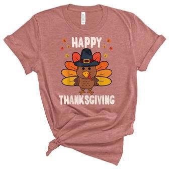 Happy Thanksgiving 2021 Funny Turkey Day Autumn Fall Season V2 Unisex Crewneck Soft Tee - Seseable