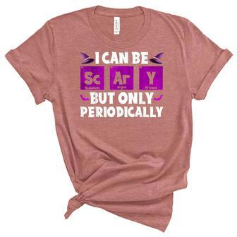 I Can Be Scary But Only Periodically Funny Halloween Vintage Unisex Crewneck Soft Tee - Thegiftio UK