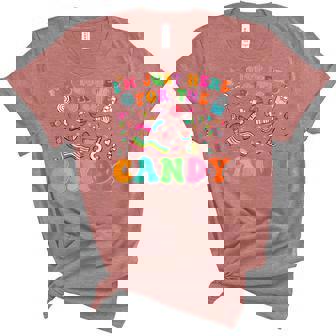 Im Just Here For The Candy Halloween Cute Lollipop Sweets Women's Short Sleeve T-shirt Unisex Crewneck Soft Tee - Thegiftio