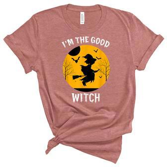 Im The Good Witch Halloween Matching Group Costume Unisex Crewneck Soft Tee - Seseable