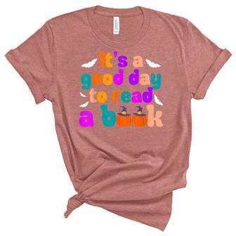 Its A Good Day To Read A Book Book Lovers Halloween Costume Unisex Crewneck Soft Tee - Seseable