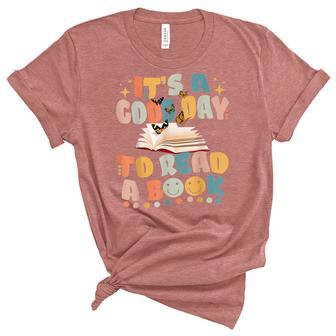Its Good Day To Read Book Funny Library Reading Lovers Unisex Crewneck Soft Tee - Thegiftio UK