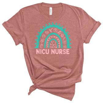 Nicu Nurse Rn Neonatal Intensive Care Nursing Unisex Crewneck Soft Tee - Seseable
