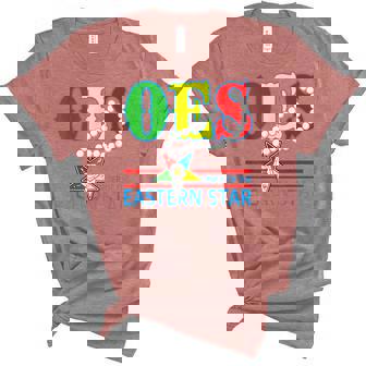Oes Star Necklace Order Of The Eastern Star Mothers Day Women's Short Sleeve T-shirt Unisex Crewneck Soft Tee - Thegiftio