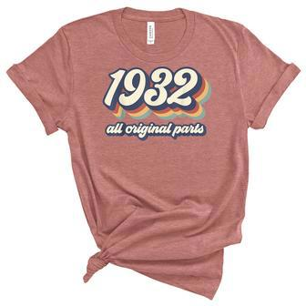 Sassy Since 1932 Fabulous 90Th Birthday Gifts Ideas For Her V2 Unisex Crewneck Soft Tee - Seseable