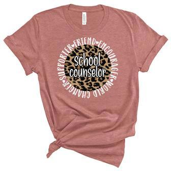 School Counselor Appreciation School Counseling V3 Unisex Crewneck Soft Tee - Seseable