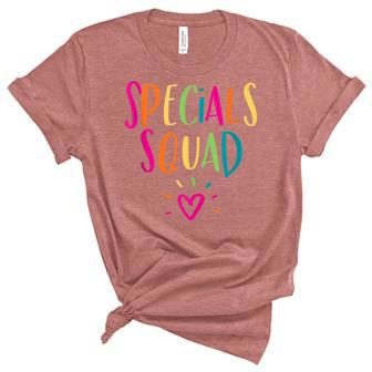 Specials Squad Art Music Pe Tech Gym Teacher Team V2 Women's Short Sleeve T-shirt Unisex Crewneck Soft Tee - Thegiftio UK
