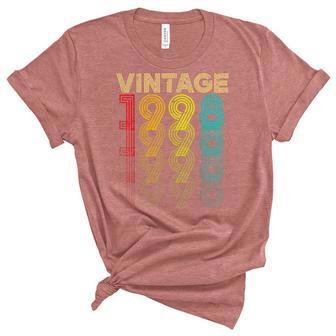 Vintage 1998 Funny 24 Years Old Men And Women 24Th Birthday Unisex Crewneck Soft Tee - Seseable