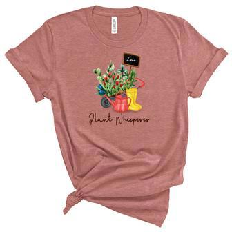 Gardener Plant Whisperer Cactus Official Design Women's Short Sleeve T-shirt Unisex Crewneck Soft Tee - Seseable