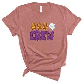 Halloween Gift Boo Crew Cute Boo Unisex Crewneck Soft Tee - Seseable