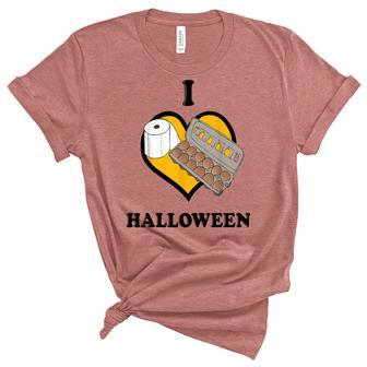 I Love Halloween Funny Meme Instant Costume Quarantine Unisex Crewneck Soft Tee - Seseable