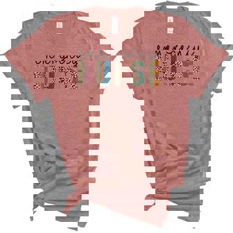 Leopard Emergency Nurse Er Trauma & Emergency Department Unisex Crewneck Soft Tee - Thegiftio