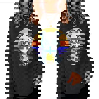 Boba Panda Drinking Tea Bubble Kawaii Anime Japanese Women Crewneck Graphic Sweatshirt - Thegiftio