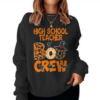 High School Teacher Teacher Halloween Costume With Cutest Pu Women Crewneck Graphic Sweatshirt - Thegiftio UK