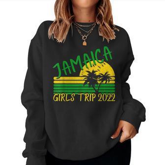 Jamaica Girls Trip 2022 For Women Women Crewneck Graphic Sweatshirt - Thegiftio UK