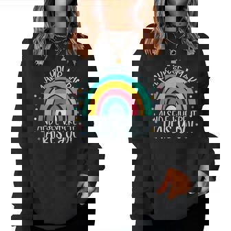 Kids Make Your Mark And See Where It Takes You Rainbow Dot  V2 Women Crewneck Graphic Sweatshirt