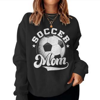 Soccer Mom Vintage Funny Soccer Mom Mothers Day 2022 Women Crewneck Graphic Sweatshirt - Thegiftio UK