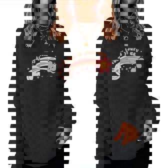 Today Is Your Day Make It Shine Retro Vintage Women Crewneck Graphic Sweatshirt | Seseable CA