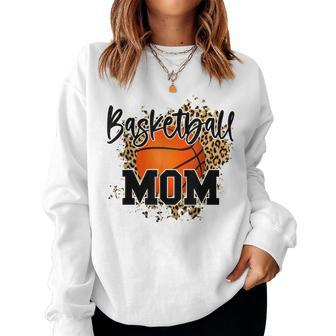 Basketball Mom Mom Game Day Outfit Mothers Day Gift Women Crewneck Graphic Sweatshirt - Thegiftio UK