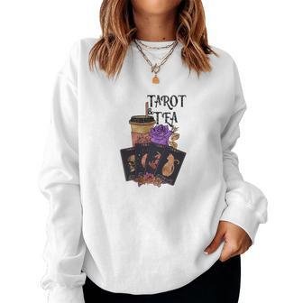 Tarrot Card Tarot _ Tea Special Gift For You Women Crewneck Graphic Sweatshirt - Seseable