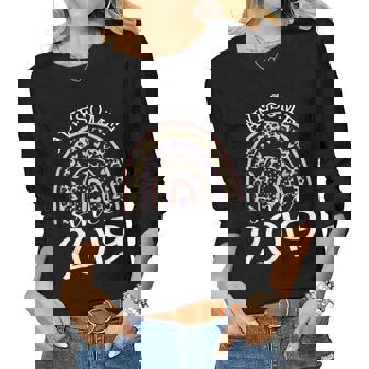 Awesome Since 2019 4Th Birthday Rainbow Born In 2019 V3 Women Graphic Long Sleeve T-shirt - Thegiftio