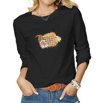 Fall Just A Girl Who Loves Coffee Women Graphic Long Sleeve T-shirt - Seseable