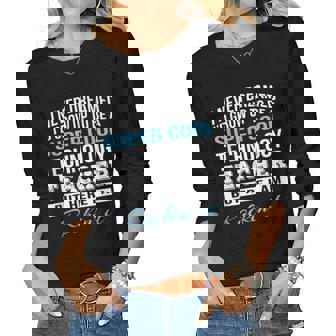 Funny Technology Teacher Women Graphic Long Sleeve T-shirt - Thegiftio