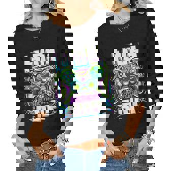 Mom Of The Birthday Boy Matching Video Game Birthday Party Women Graphic Long Sleeve T-shirt - Thegiftio