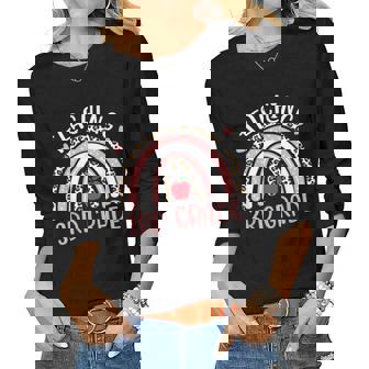 Teaching 3Rd Grade Teacher Rainbow Leopard Teachers Women Graphic Long Sleeve T-shirt - Thegiftio