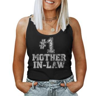 1 Mother-In-Law T - Number One Mothers Day Gift Women Tank Top Basic Casual Daily Weekend Graphic - Thegiftio UK