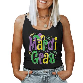 Mardi Gras  - Fun Mardi Gras Party For Men Women  Women Tank Top Basic Casual Daily Weekend Graphic
