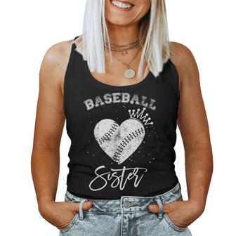 Love Heart Crown Baseball Sister Mothers Day Mom Mothers  Women Tank Top Basic Casual Daily Weekend Graphic