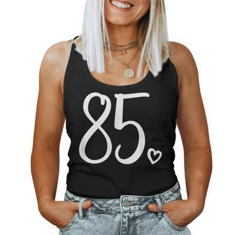 85Th Birthday For Women Eighty-Five Number 85 Years Old Women Tank Top Basic Casual Daily Weekend Graphic - Thegiftio UK