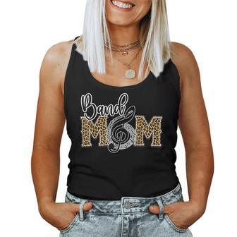 Band Mom Leopard Print Proud Band Mom Musical Marching Band Women Tank Top Basic Casual Daily Weekend Graphic - Thegiftio