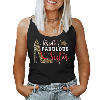 Brides Fabulous Sister Happy Marry Wedding Mother Day Women Tank Top Basic Casual Daily Weekend Graphic - Thegiftio UK