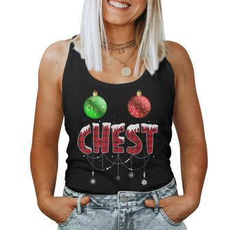 Chest Nuts Christmas T Matching Couple Chestnuts V2 Women Tank Top Basic Casual Daily Weekend Graphic - Thegiftio UK