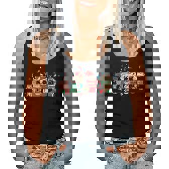 Christmas Coffee Women Sweets Winter Cozy Xmas Coffee Lovers Women Tank Top Basic Casual Daily Weekend Graphic - Thegiftio